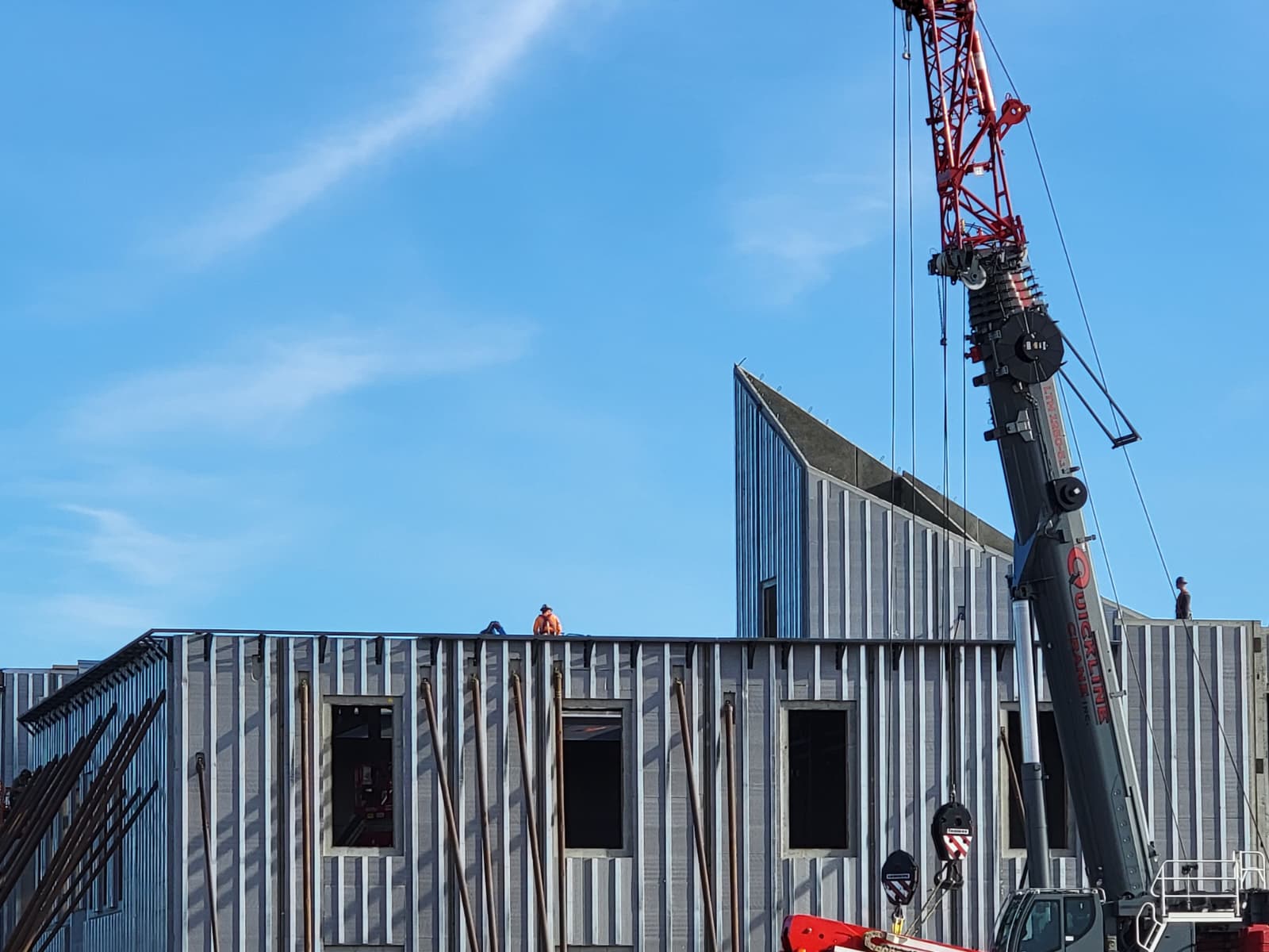 Crescent spire stands tall