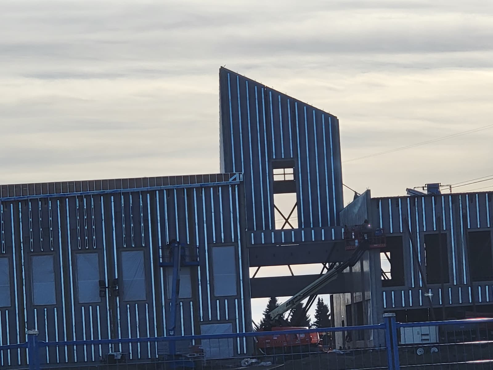 Crescent spire stands tall