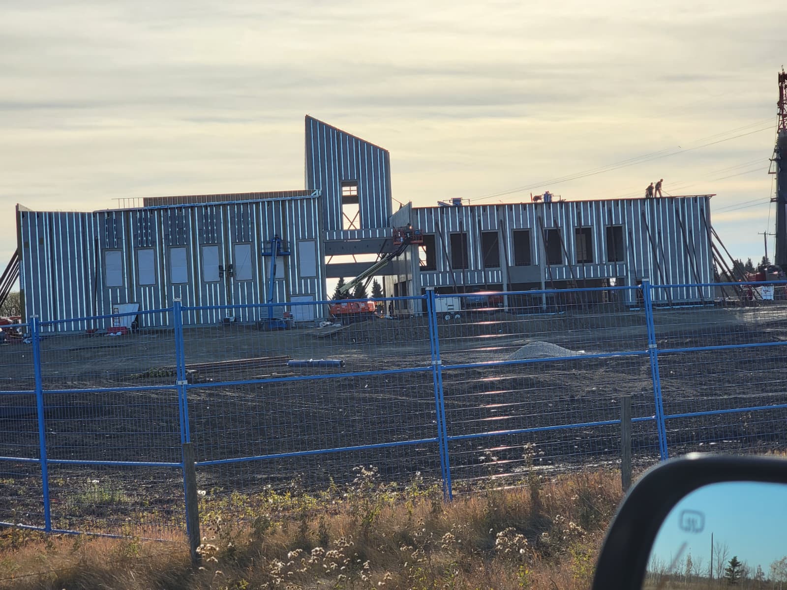 Crescent spire stands tall