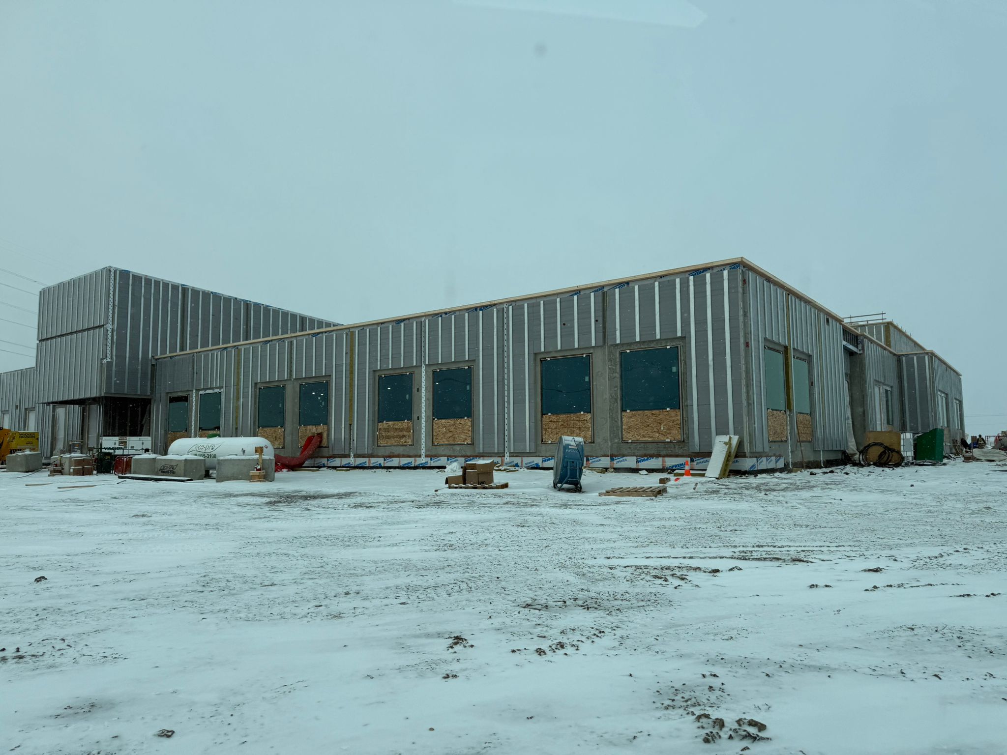 Building completely sealed